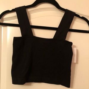 Black crop top